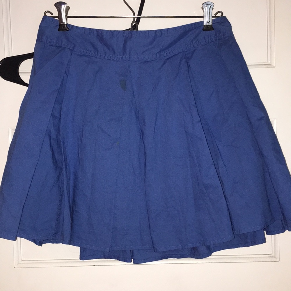 Blue Mini Skirt